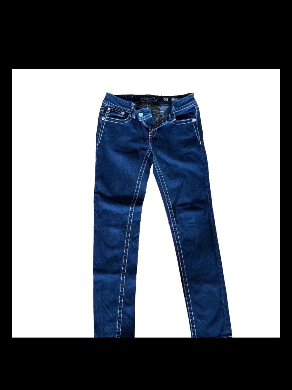 Miss Me Women’s Dark Blue Slim Fit Jeans Size 28